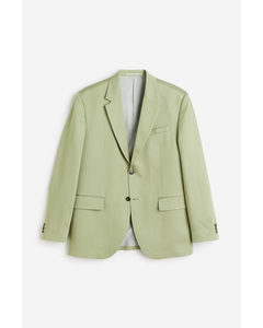 Relaxed Fit Lyocell Jacket Green