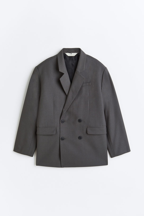 H&M Classic Jacket Dark Grey