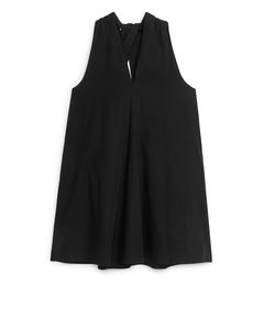 Halterneck Dress Black