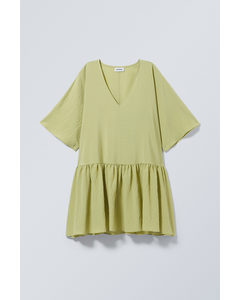 Minou Short Dress Dimgrön