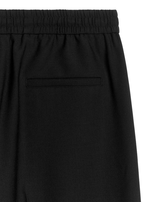 ARKET Wide-leg Trousers Black
