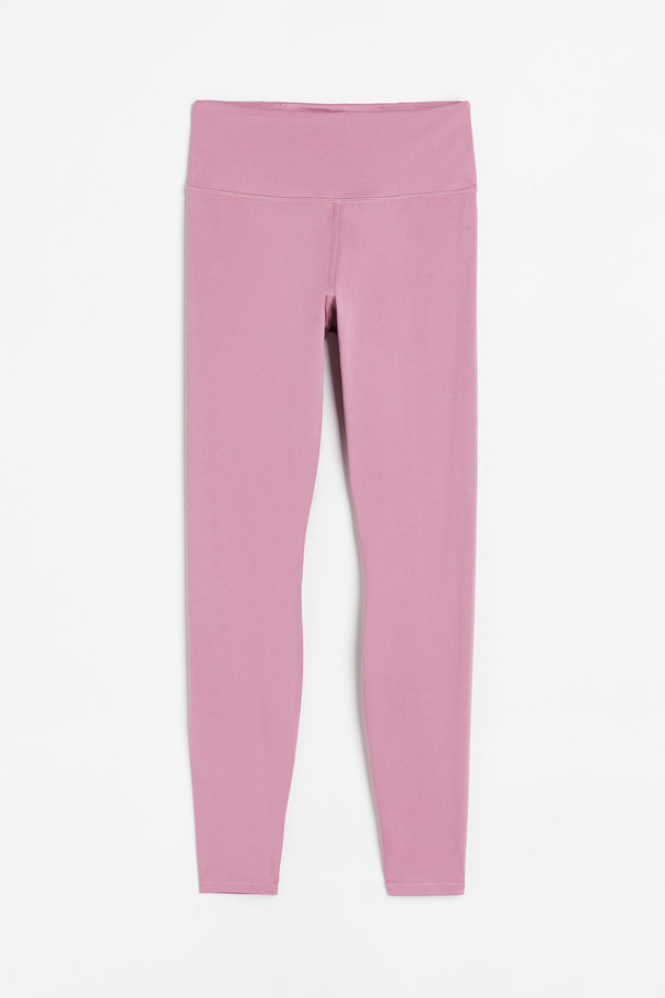 H&M Softmove™ Sports Tights Pink