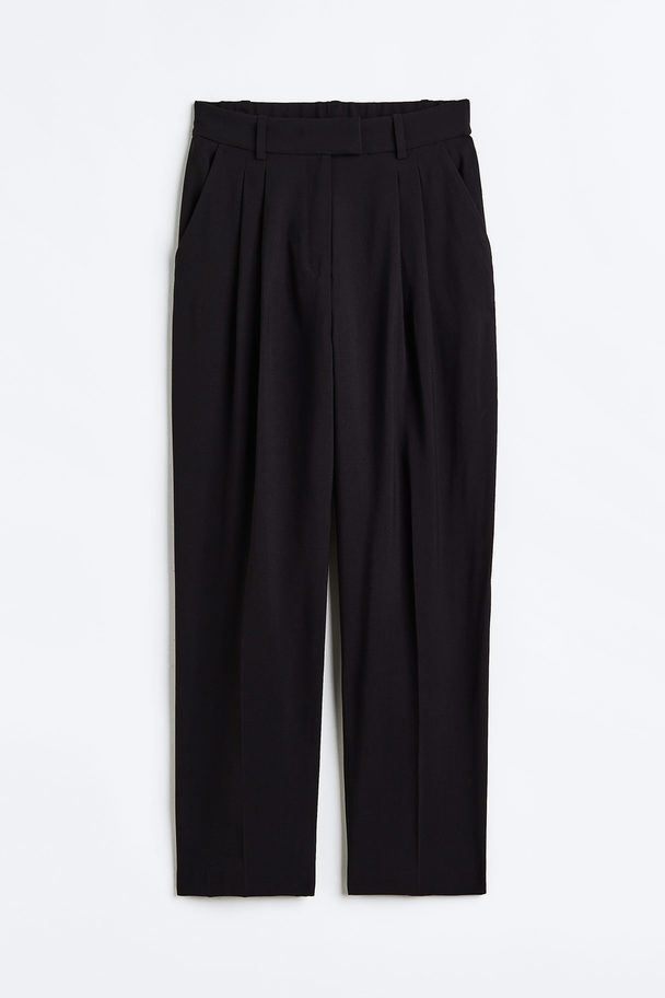 H&M Ankle-length Trousers Black