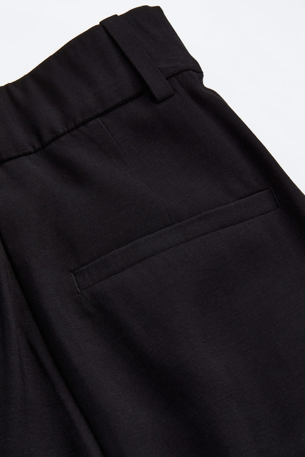 H&M Ankle-length Trousers Black