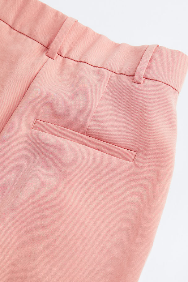 H&M Ankle-length Trousers Powder Pink