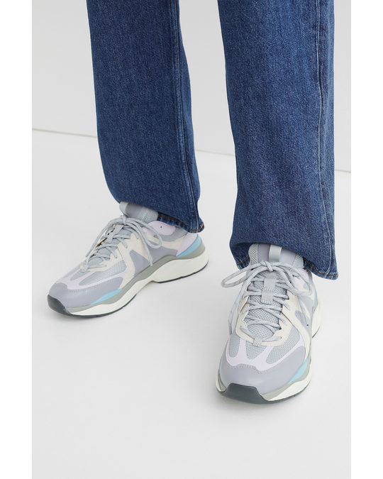 H&M Chunky Trainers Light Grey