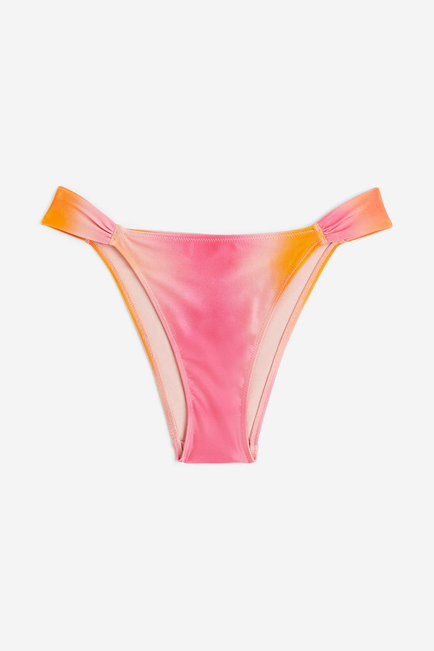 H&M Tanga Bikini Bottoms Pink/orange