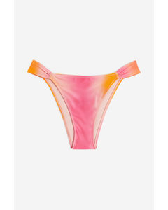 Tanga Bikini Bottoms Pink/orange