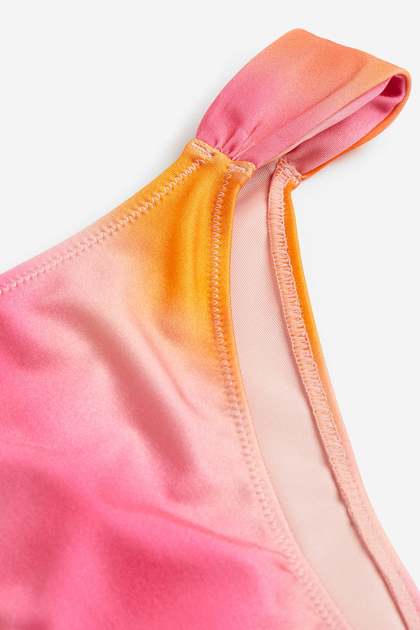 H&M Bikinihose Tanga Rosa/Orange