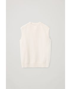 Knitted Vest Off-white