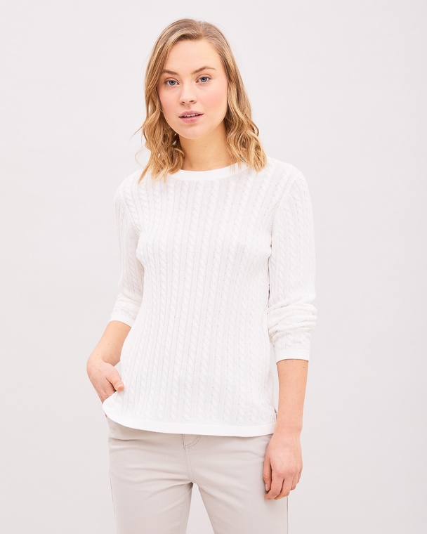 Newhouse Cate Cable Sweater