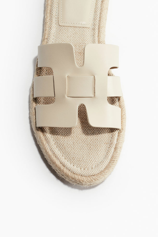 H&M Espadrille-Sandalen Beige