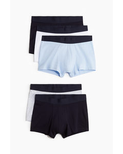 Set Van 5 Boxershorts - Trunk Wit/lichtblauw