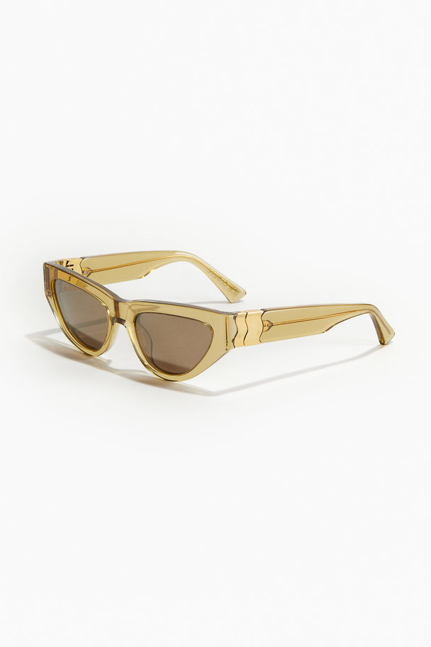 H&M Cat-eye Sunglasses Gold-coloured