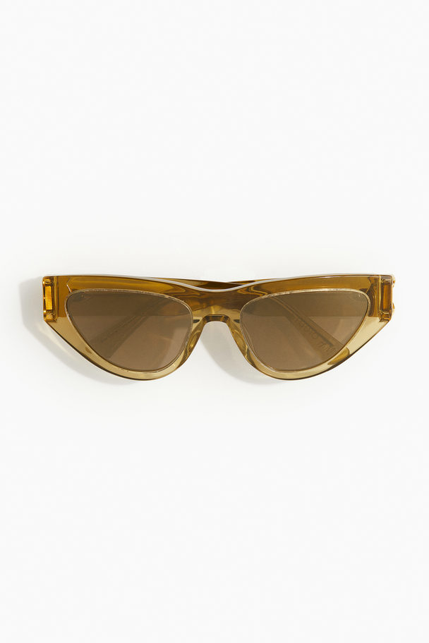 H&M Cat-eye Sunglasses Gold-coloured