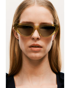 Cat-eye Sunglasses Gold-coloured