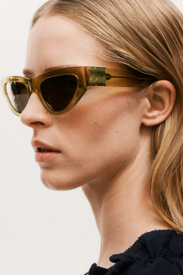 H&M Cat-eye Sunglasses Gold-coloured