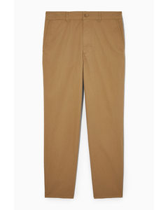 Regular-fit Tapered Chinos Brown