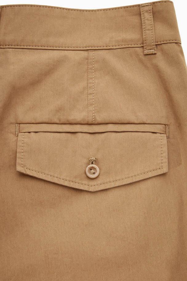 COS Regular-fit Tapered Chinos Brown