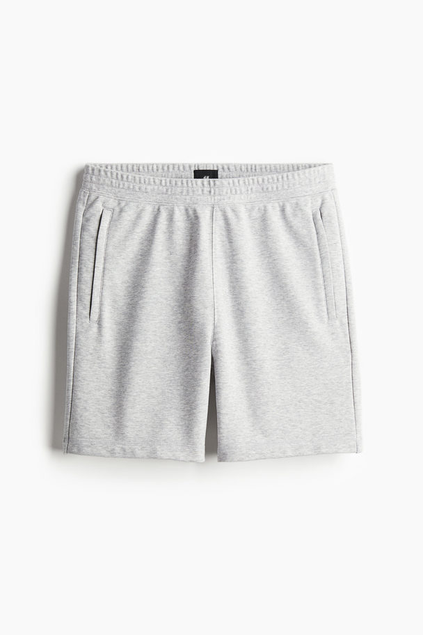 H&M Coolmax®-short Grijs Gemêleerd