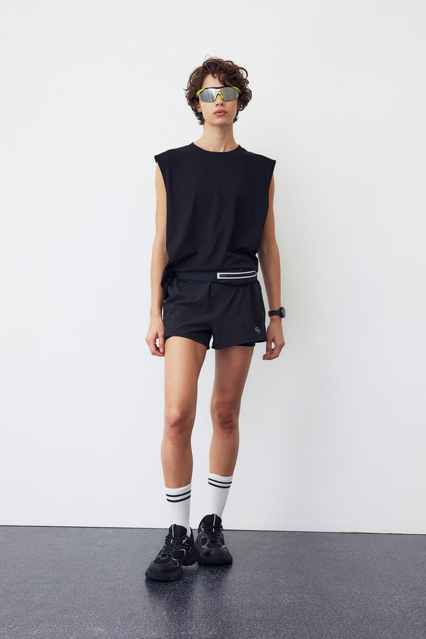 H&M DryMove™ Sport-Tanktop Schwarz