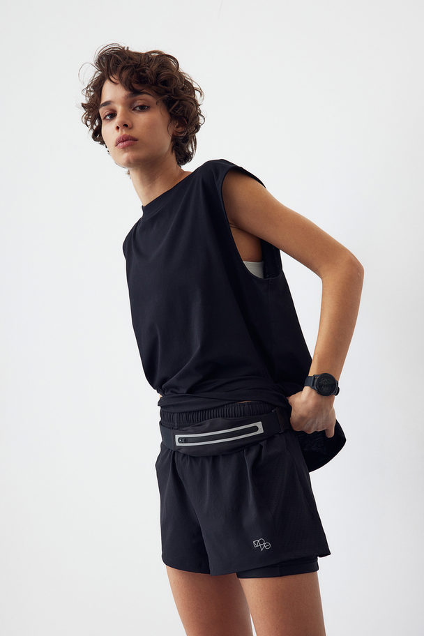 H&M DryMove™ Sport-Tanktop Schwarz