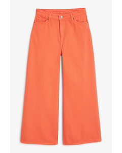 Micki-jeans I Orange Brede Ben Orange