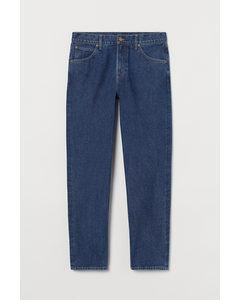 Relaxed Jeans Donker Denimblauw