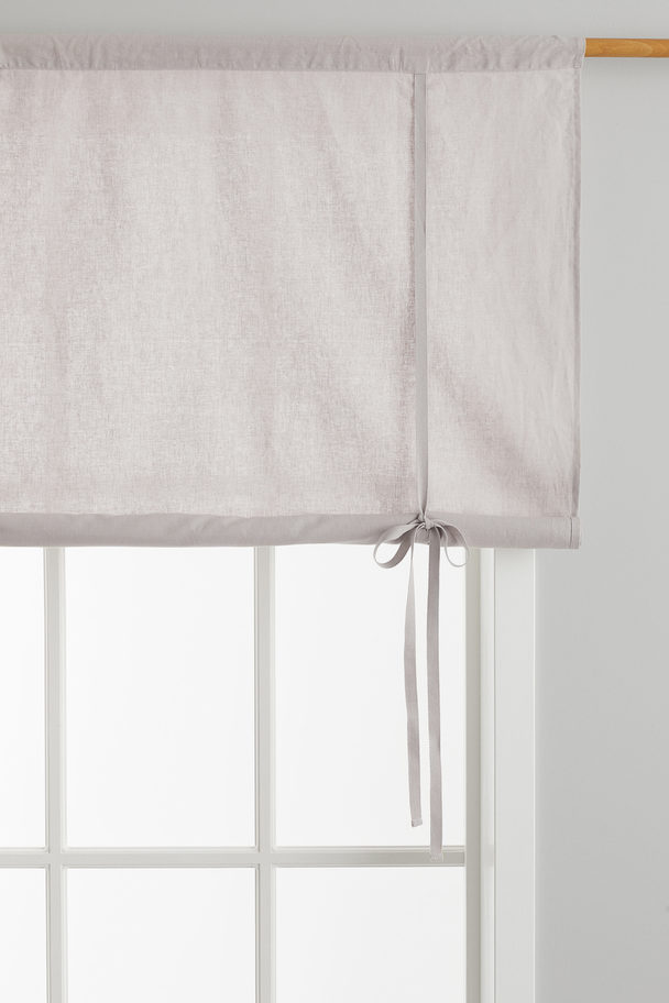 H&M HOME Linen-blend Roll-up Curtain Light Greige