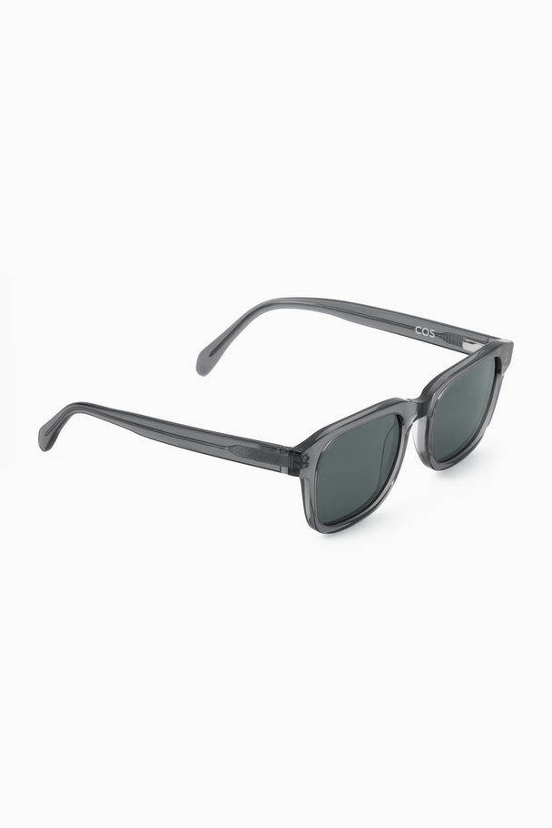 COS Square-frame Acetate Sunglasses Grey