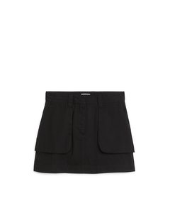 Cargo Mini Skirt Black