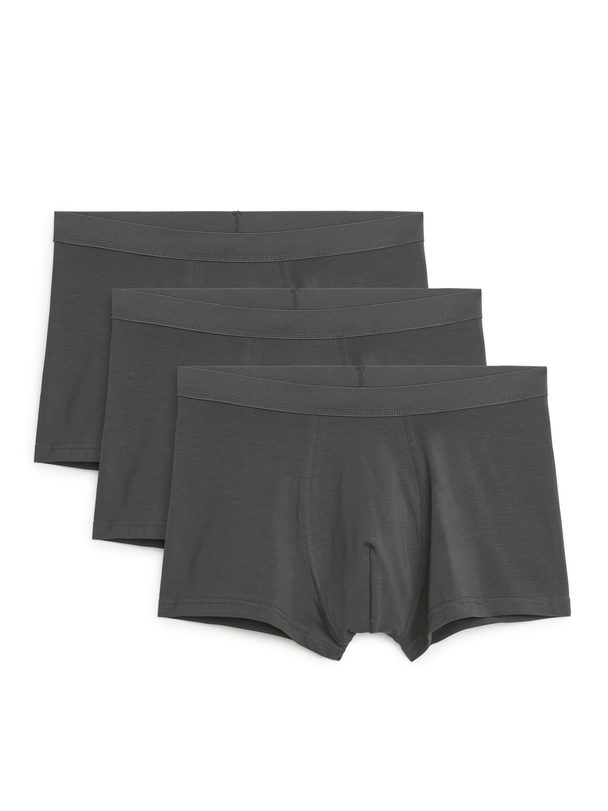 ARKET Jersey-bukser, Sett Med 3 Mørkegrå