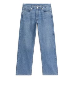 Weite Jeans Hellblau
