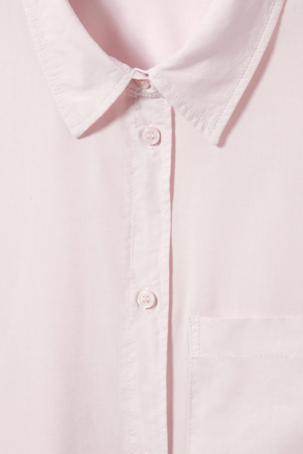 Weekday Jody Oversized Shirt Dusty Pink