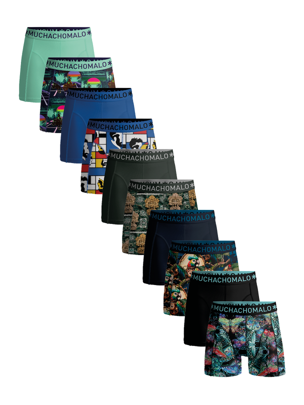 Muchachomalo 10er-Pack Boxershorts Herren - Weicher Bund - perfekte Qualität