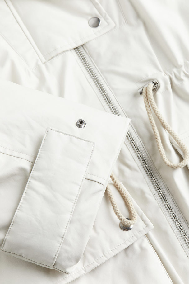 H&M Oversized Down Jacket White