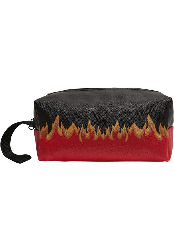Mister Tee Unisex Flame Print Cosmetic Pouch