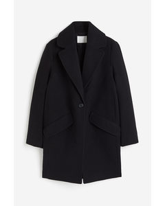 Twill Coat Black