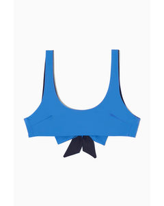 Reversible Bikini Top Blue