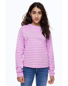 2-pack Cotton Jersey Tops Purple/striped