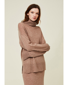 Mila Cashmere Blend Roll Neck Sweater