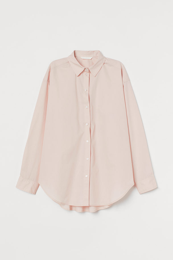 H&M Cotton Shirt Powder Pink