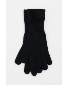 Handschoenen Van Kasjmiermix Zwart