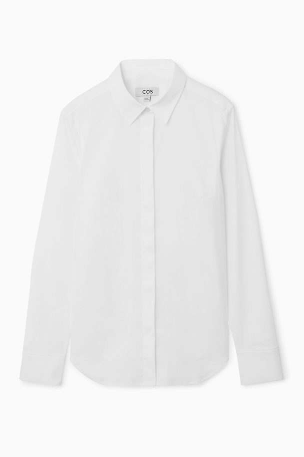 COS Slim-fit Tailored Shirt White