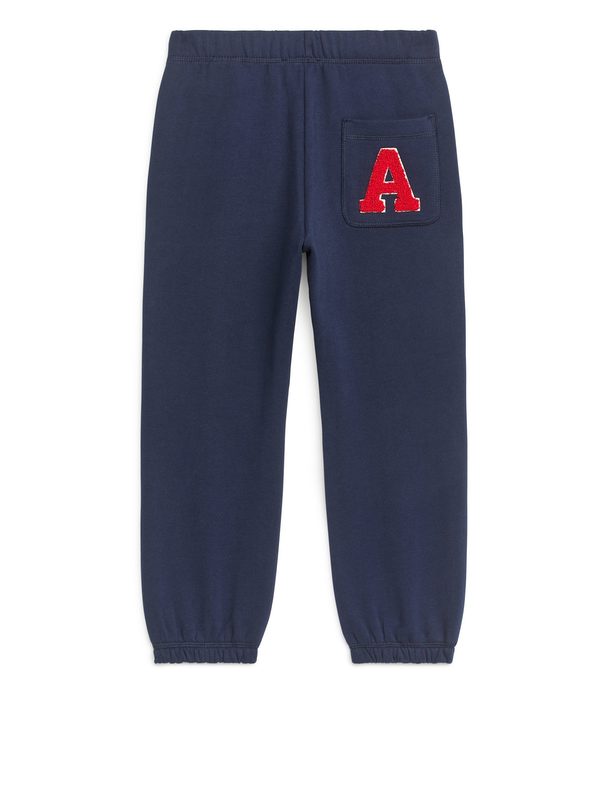 ARKET Varsity Sweatpants Dark Blue