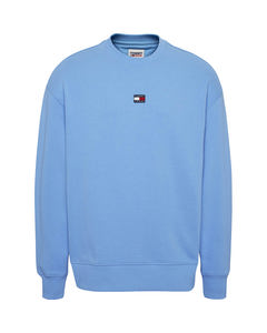 Tommy Jeans Relax Badge Crew Sweater Blau