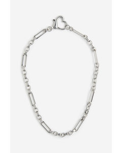 Short Necklace Silver-coloured/heart