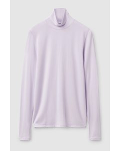 Long-sleeve Top Pale Lilac
