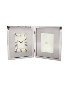 Table Clock Moments 125 silver