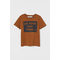 Printed T-shirt Brown/do Your Own Thing